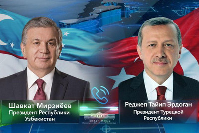 Shavkat Mirziyoyev měl telefonický rozhovor s Recepem Tayyipem Erdoganem