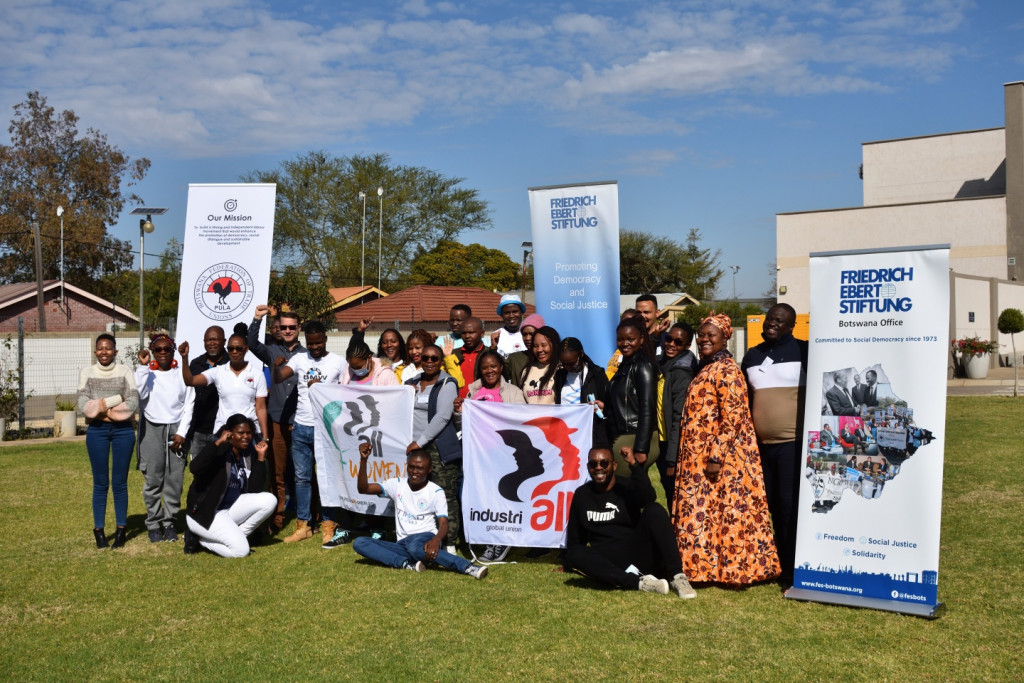 Mladí pracovníci se zavazují aktivně se podílet na transformaci odborů v Botswaně